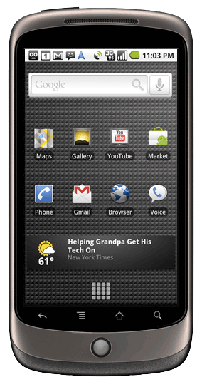 Googles neues Handy: Nexus One