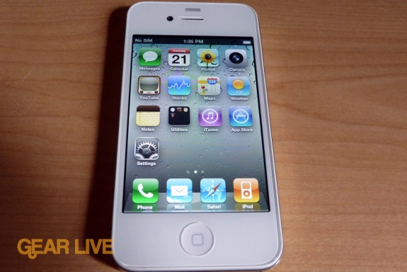 Wann kommt das weiße iPhone 4? (Foto: Gear live)