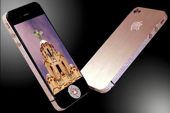 Teuerstes Luxus-iPhone 4 mit 800 Diamanten