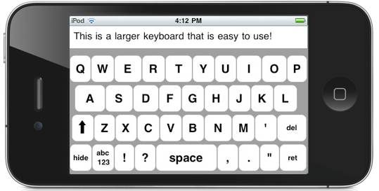 Easy Typing: QWERTY-Tastatur für das iPhone