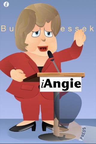 iAngie: Angela Merkel auf dem iPhone