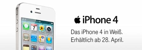 Weißes iPhone 4 ab 28. April bei erhältlich