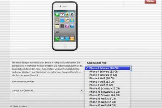 iPhone 4S taucht bei Vodafone mit 64 GB Speicher auf