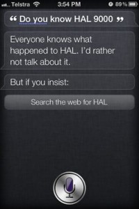 Witzige Frage an Siri (iPhone 4S): HAL 9000