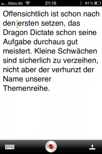 Dragon Dictation Screenshot 1