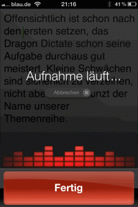 Dragon Dictation Screenshot 2
