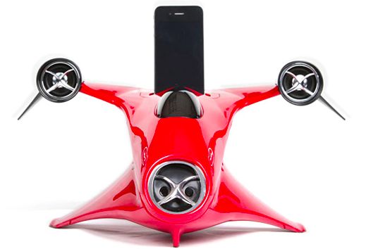 iPhone-Dock im Design eines fliegenden Autos