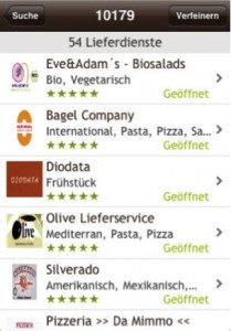 Online Essen bestellen mit der Lieferheld-App
