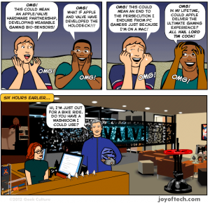 Apple war nie bei Valve!