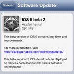Apple iOS6 Beta 2 Apple iOS6 Beta 2